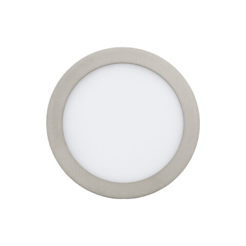 Luminaria de embutir LED marco níquel neutra Ø22,5 EG1135