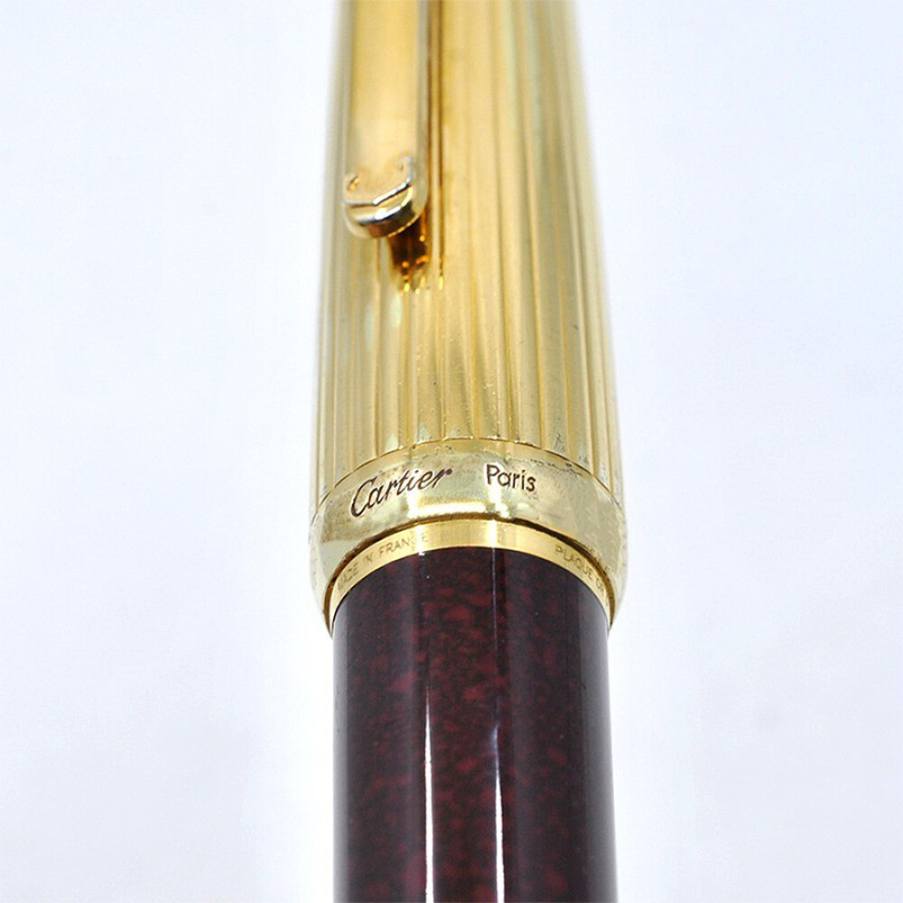 Cartier Louis Cartier Dandy. Pluma A Fuente. Cuerpo Rojo Y Negro Cartier Louis Cartier Dandy. Pluma A Fuente. Cuerpo Rojo Y Negro