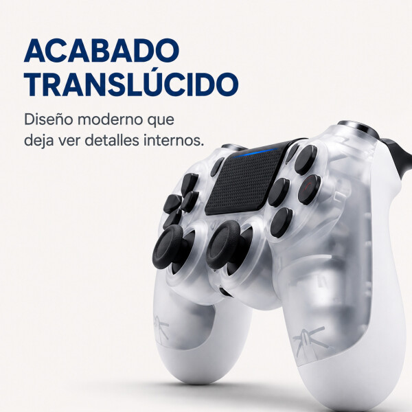 Joystick Mando Control Inalambrico Compatible Play 4 Ps4 Color Variante Gris