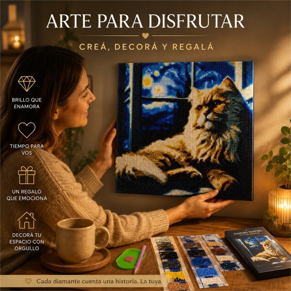 Kit de Pintura Diamante 5D Diamond Painting 30 x 30 cm DISEÑO 1