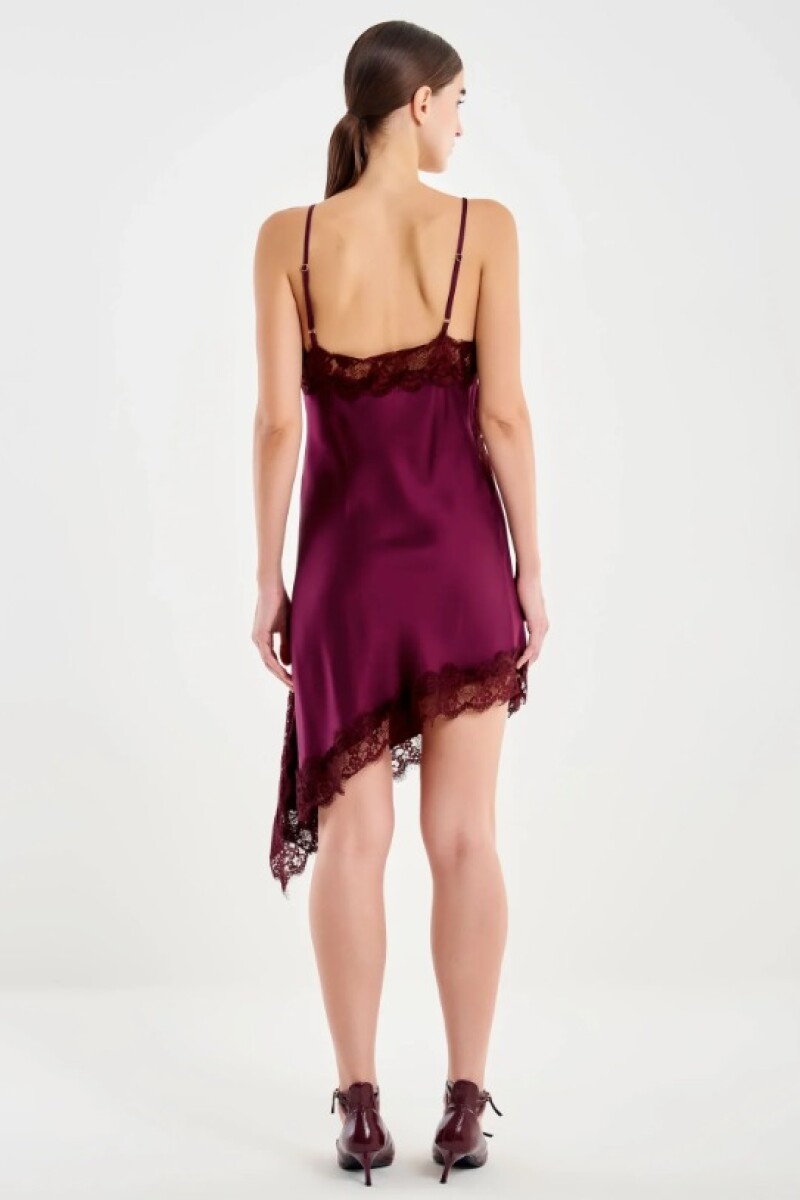 VESTIDO Bordo
