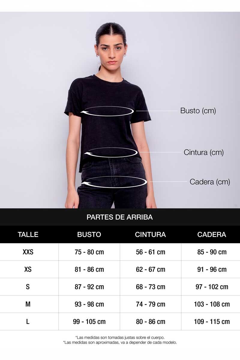 REMERA PIECE OF CAKE DRAMA Negro