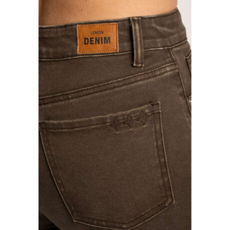 Jean Flare Marron Marron