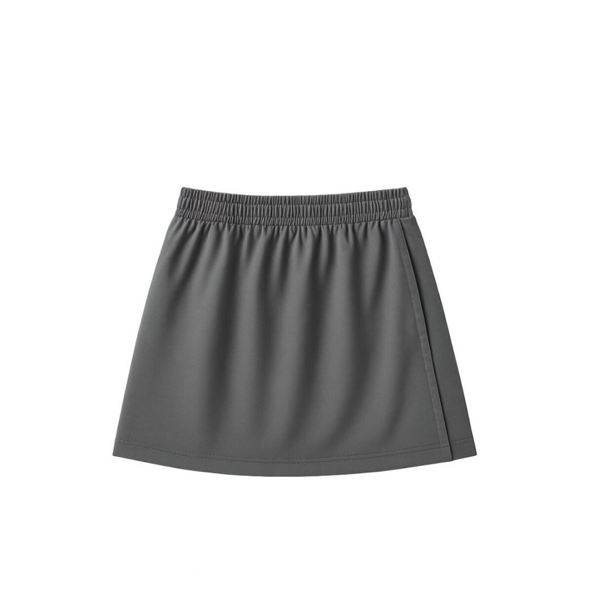 Pollera Pantalón Canvas Gris