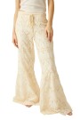 EMMA EMBROIDERED PANT Marfil