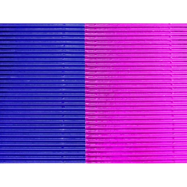 Cartón microcorrugado A4 metalizado - 4 colores surtidos Única
