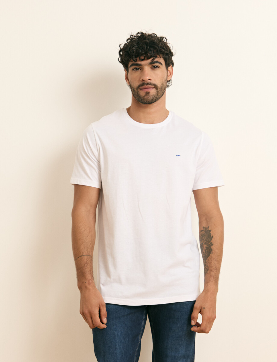 520658 T-SHIRT HARRINGTON LABEL Blanco