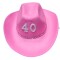 Sombrero Cowboy N°40 ROSA