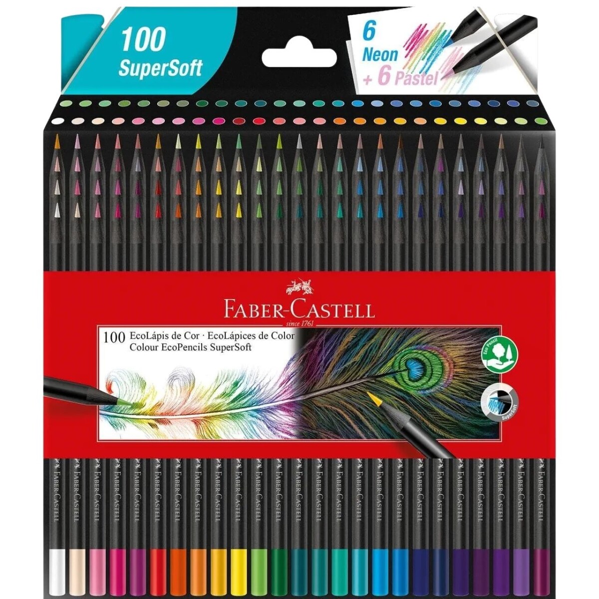 LAPIZ FABER SUERSOFT 100 COLORES 
