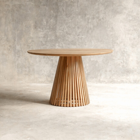 MESA DE COMEDOR MADERA NATURAL-BEIGE NAXOS
