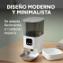 Comedero Dispensador Automático Inteligente Wifi Perro Gato Color Blanco Negro
