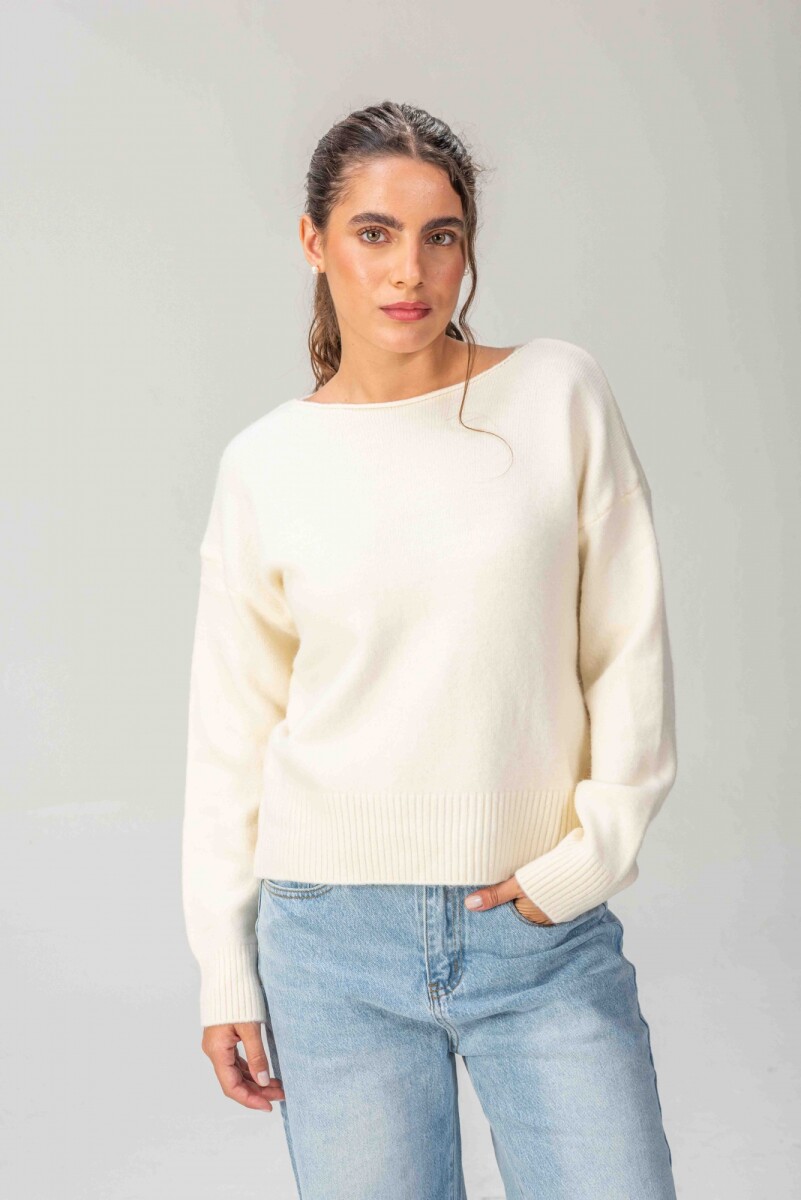 Sweater Presencia - Blanco 