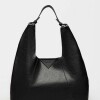 Cartera al hombro The Shopping en cuero graneado Negro