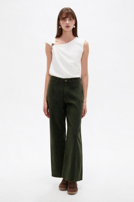 Pantalon Balton Verde Oliva Oscuro