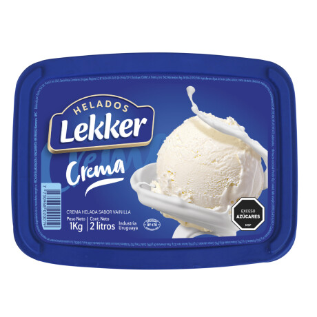 Helado Lekker 1.9 L Crema 001