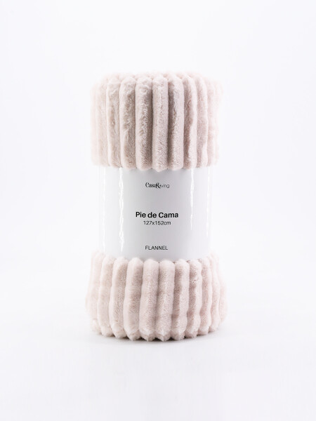 PIE DE CAMA CANALE BEIGE