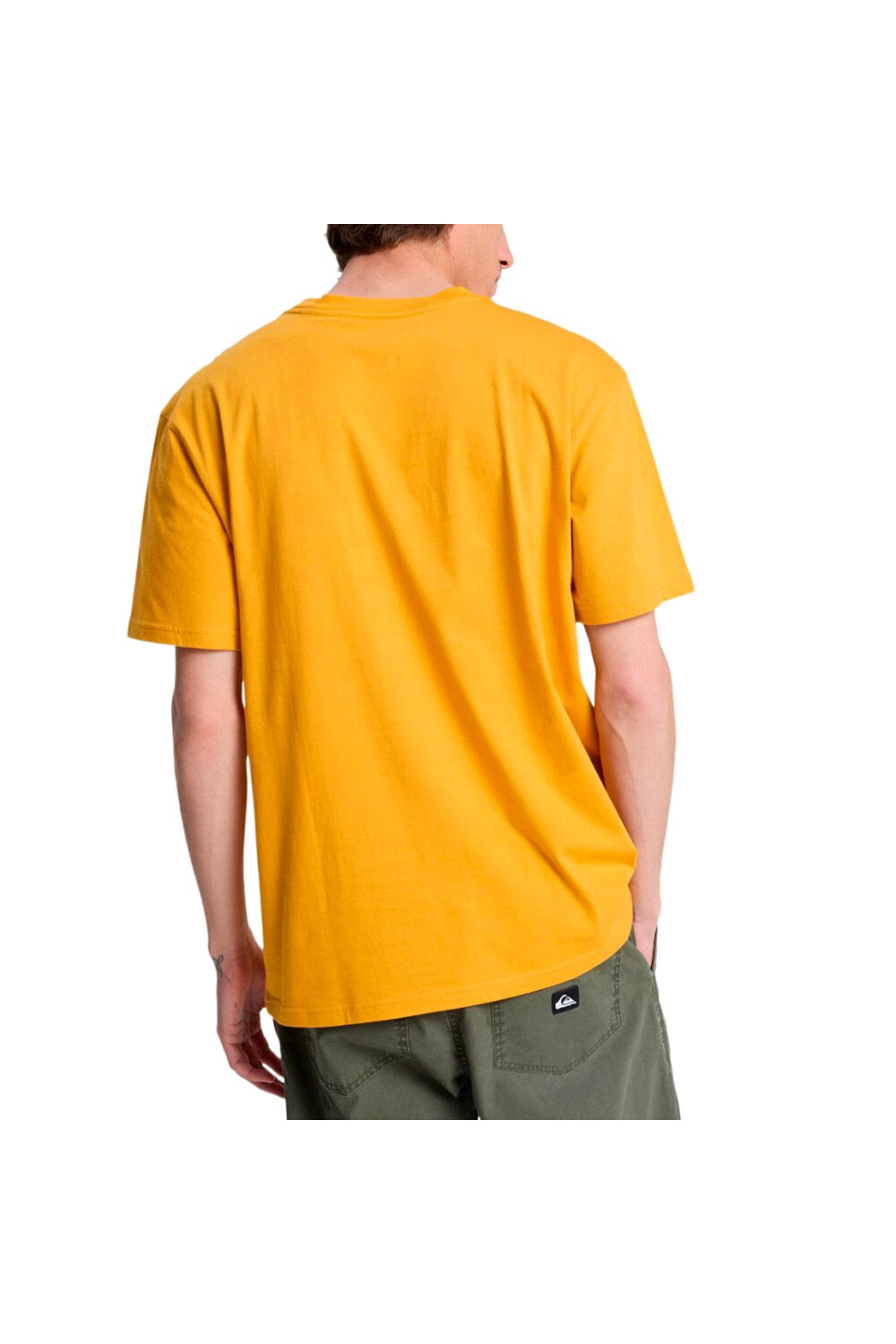 Quiksilver Remera EV STARTING GRID Hombre - Mostaza Mostaza