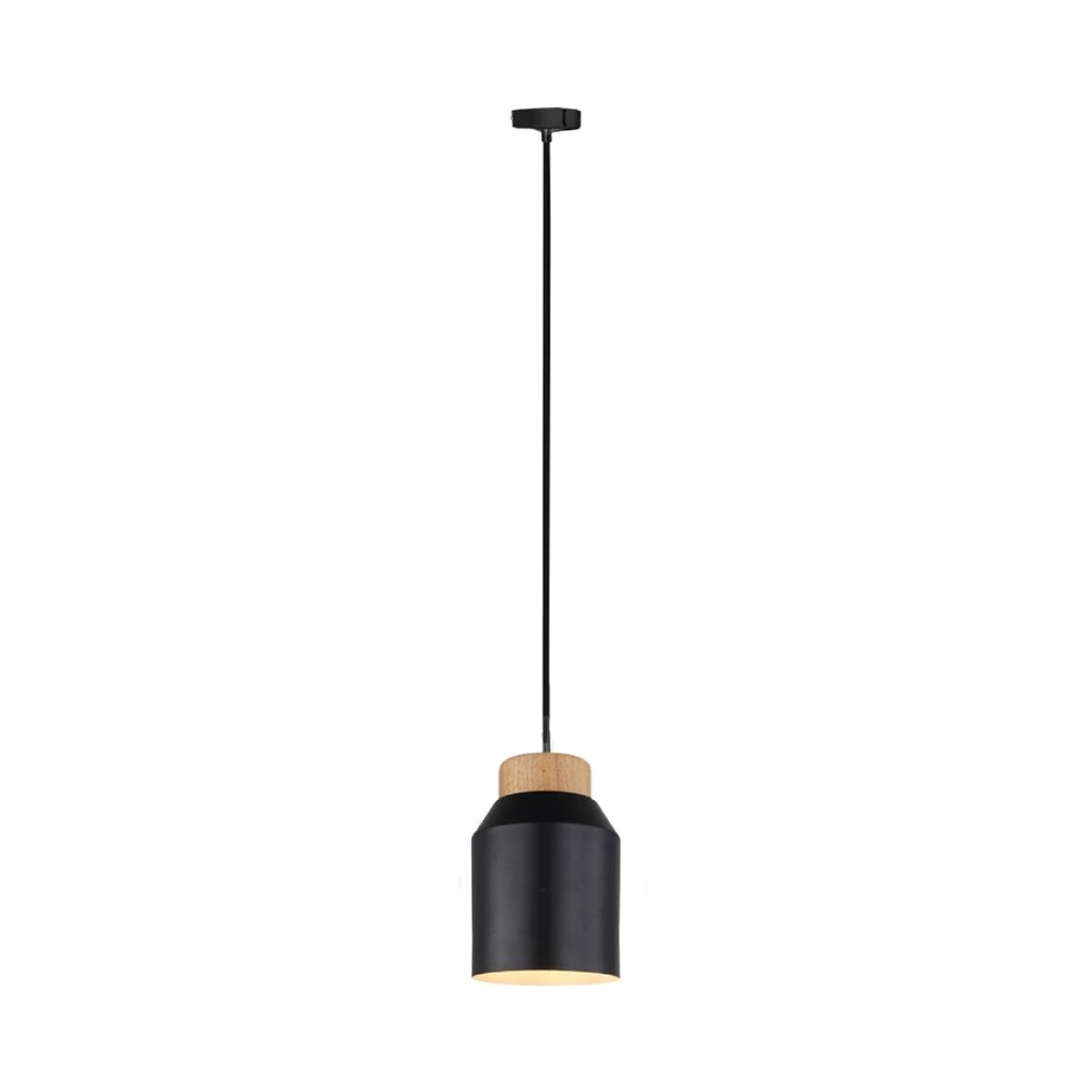 LAMPARA DE TECHO PANTALLA METAL 15X15X24CM 