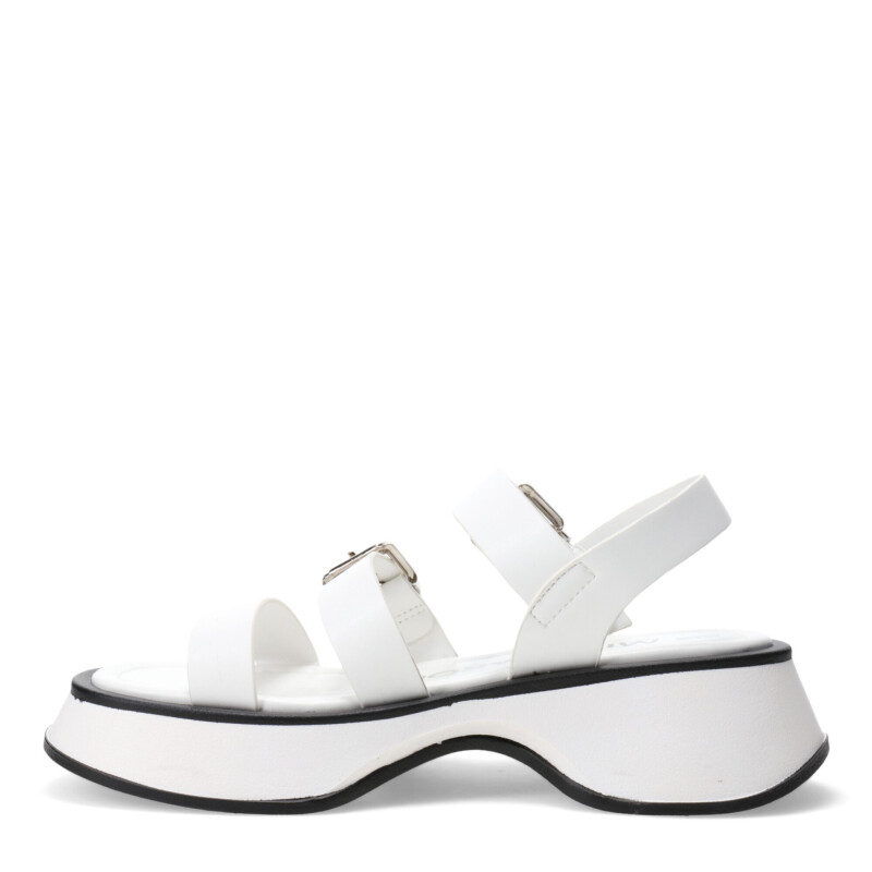 Sandalias de Mujer Miss Carol Sandalia BITOLA con hebillas Blanco