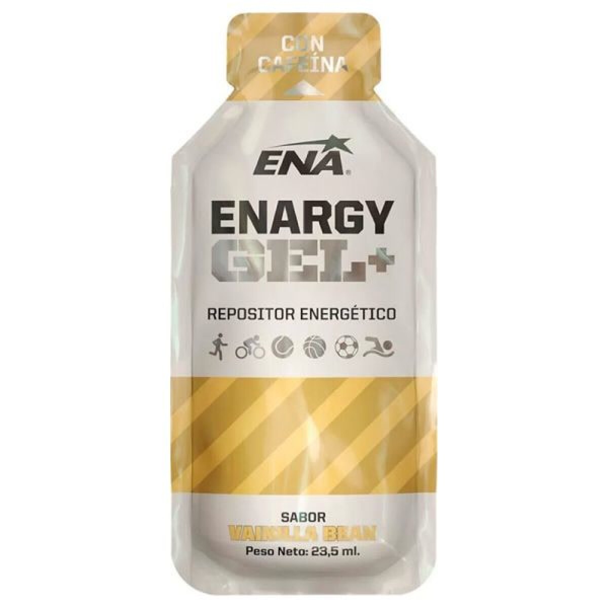 Gel Repositor Ena 32G Cafeina Vainilla Bean 121126 