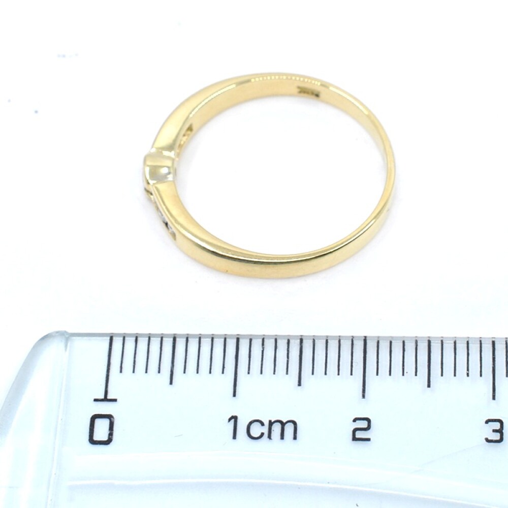 Anillo oro 18k y brillantes Anillo oro 18k y brillantes