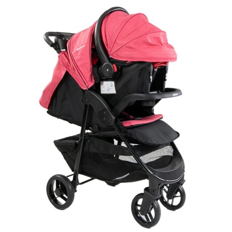 Coche de bebé + silla para auto Bebesit Travel System Sienna Rosa