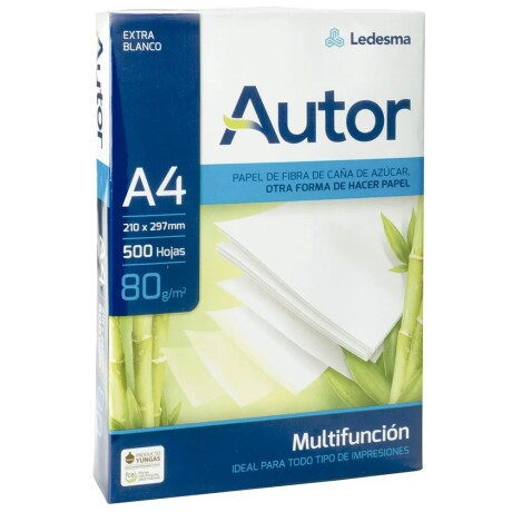 PAPEL FOTOCOPIA A4 AUTOR 80GM 001