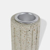 PORTA VELA CERAMICA BEIGE CL COMB 4X19.5CM Unica