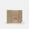 Billetera Katy en cuero graneado Taupe