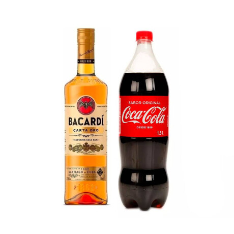 Ron Bacardi + Refresco Coca Cola 1,5 LT Combo