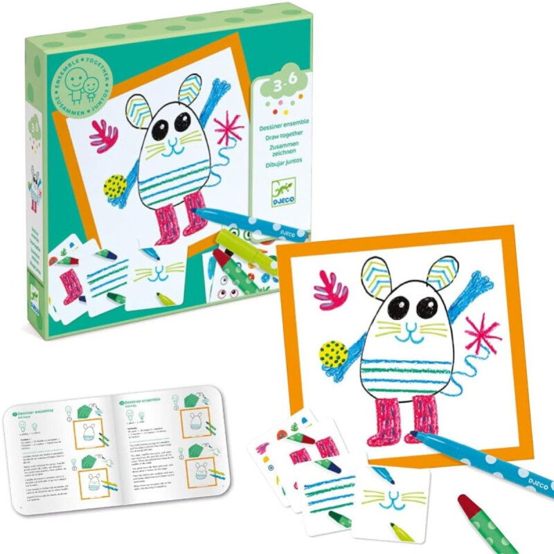 Kit Creativo para Colorear Animales Djeco Kit Creativo para Colorear Animales Djeco