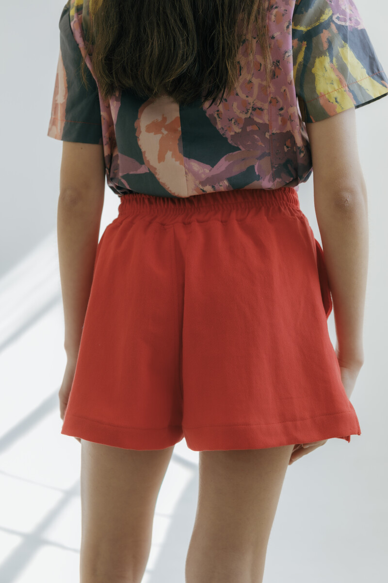 PRE VENTA SHORT PELON Rojo