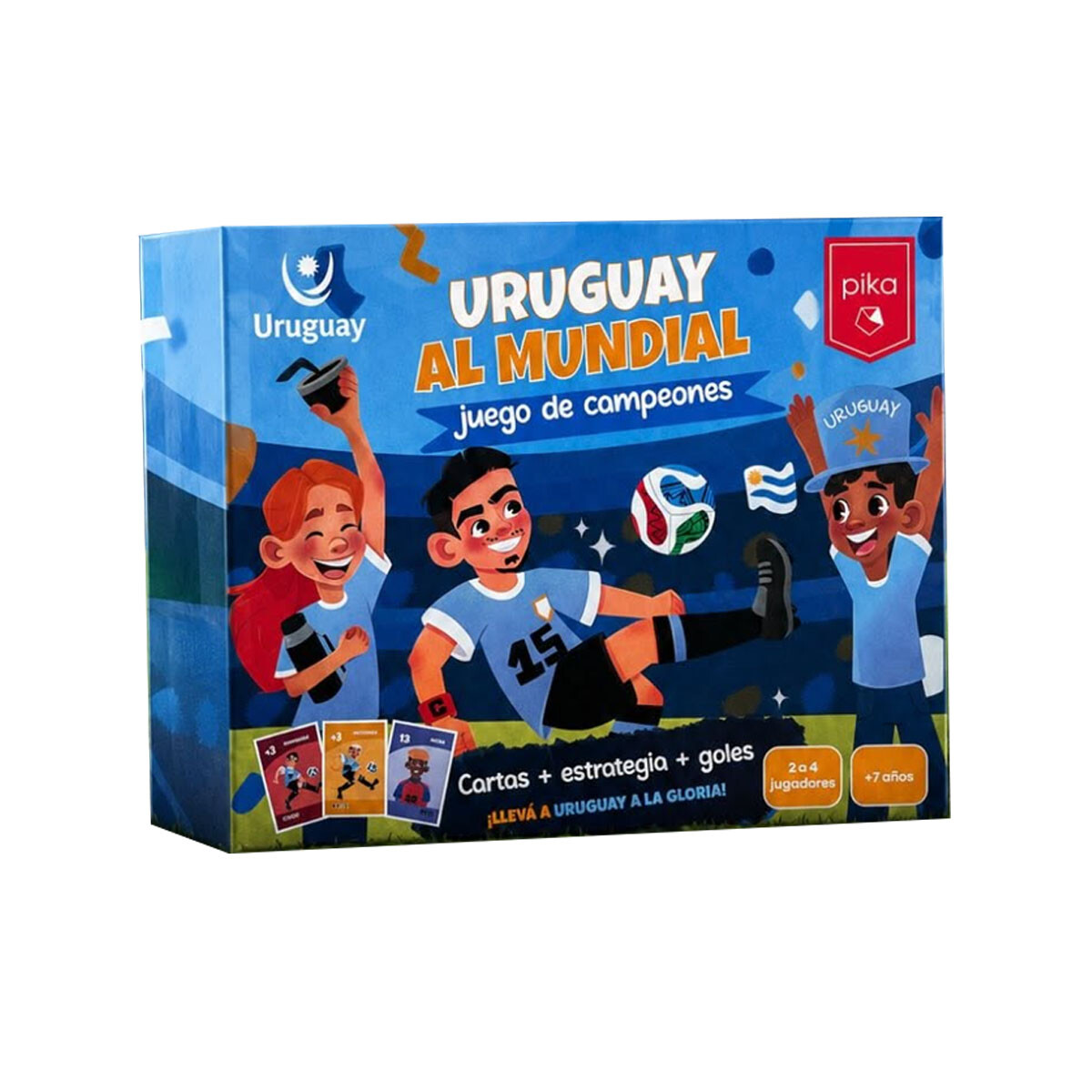 Uruguay al Mundial Juego de campeones Pika 