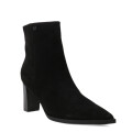 Botas de Mujer Bottero Caña Baja En Punta de Cuero Negro