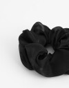 Skunzies Texturada Scrunchie Con Lunares - Negro