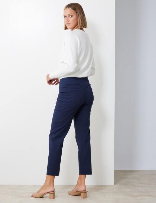Pantalon Pull On AZUL