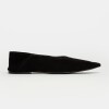 Ballerina Berta En Cuero Nobuk Negro