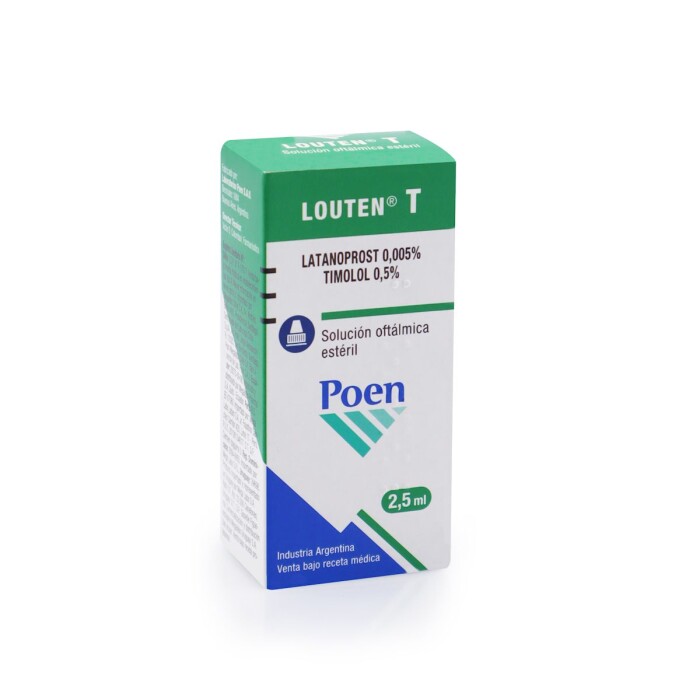 LOUTEN T GTS.OFT.X 2,5 ML. FRASCO única
