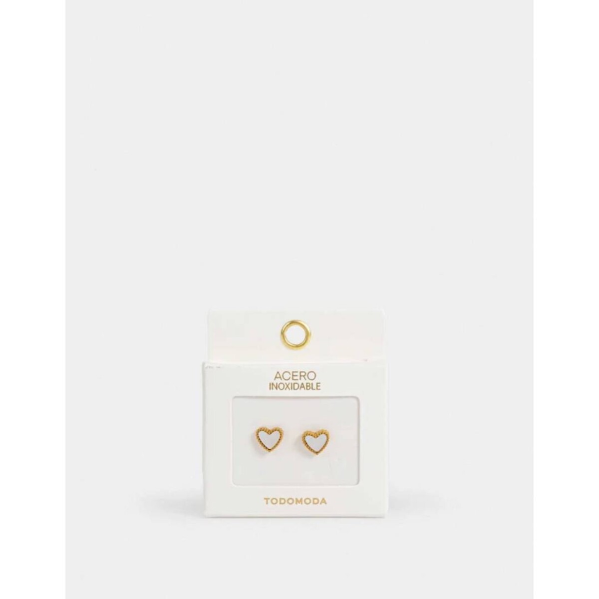 Aros Pasante De Acero Quirúrgico - Dorado 