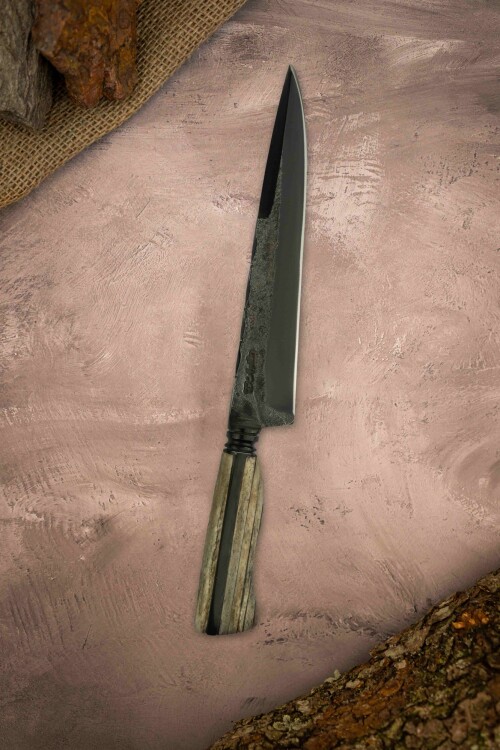 Cuchillo forjado, Cabo Invertido de Hueso Cuchillo forjado, Cabo Invertido de Hueso