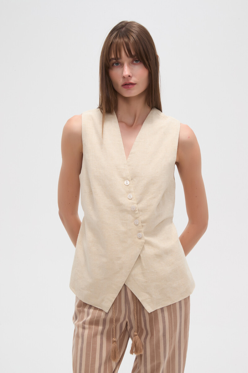 Chaleco Saspen - Arena Melange 