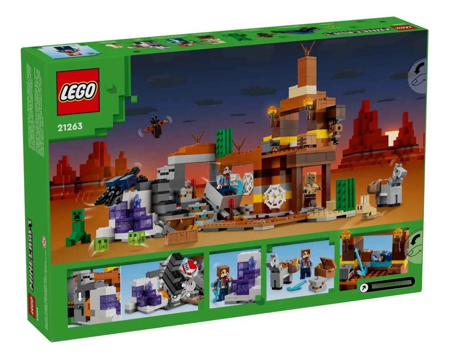 Lego Minecraft 21263 La Mina De Ermo 
