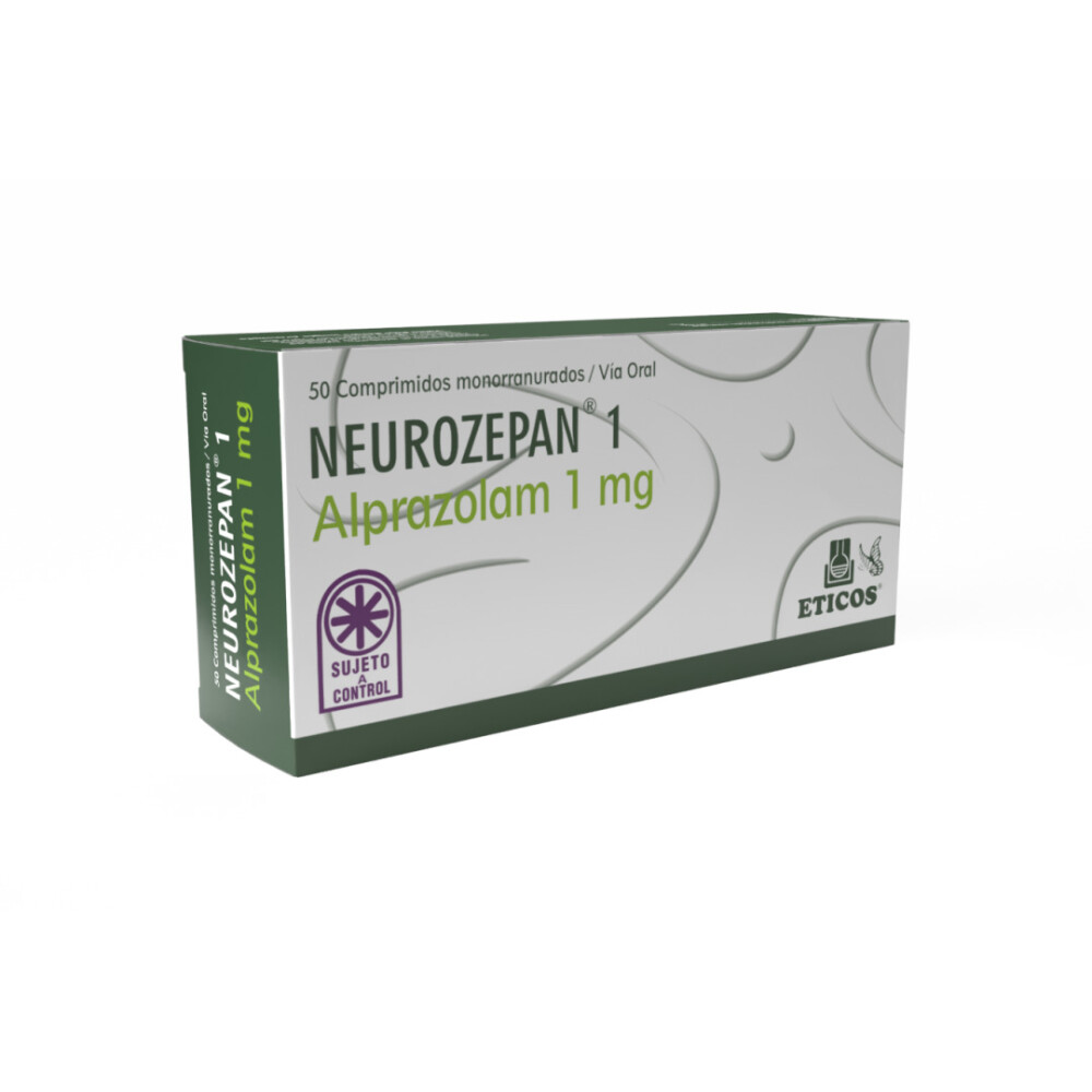 NEUROZEPAN 1 MG. CJ X 50 COMP. única