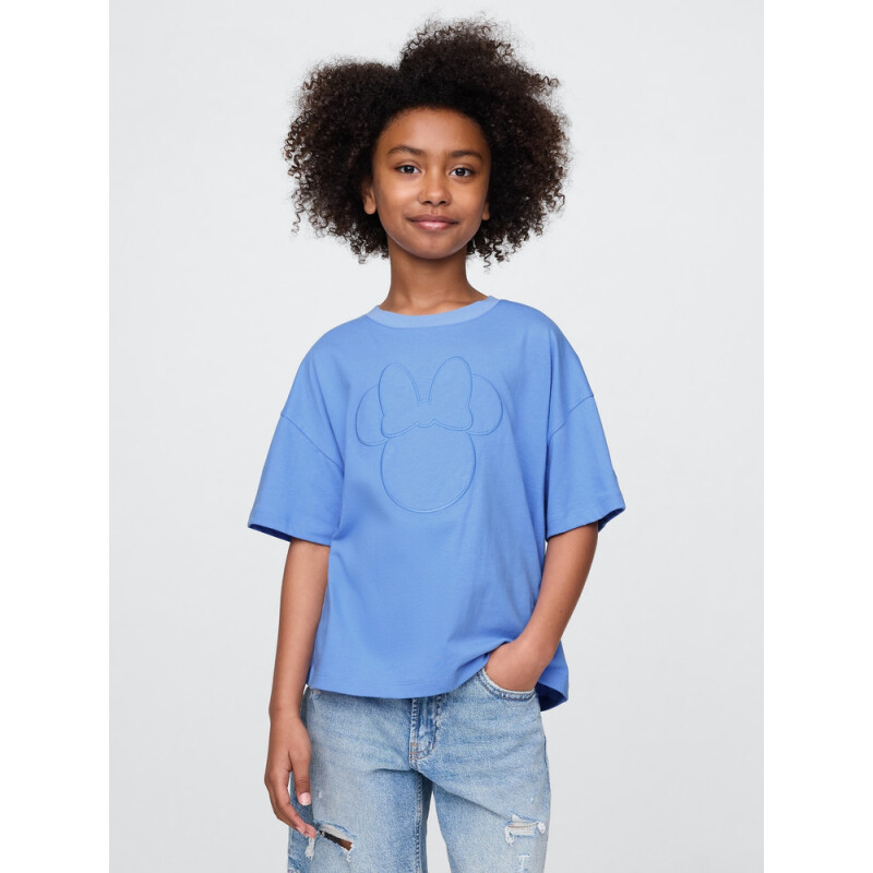 DIS_SS LIC BTTR GRPH SHIRTING BLUE