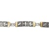 Pulsera Egipcia-Plata y Oro-Sin Piedra-PU5005 sinpiedra