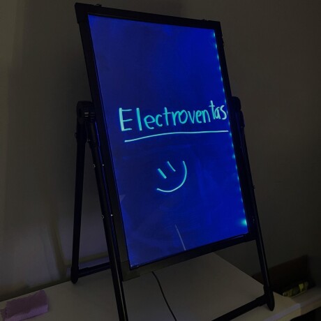 Cartel Pizarra Led Luminoso Con Tripode Control 60x40 cm Cartel Pizarra Led Luminoso Con Tripode Control 60x40 cm
