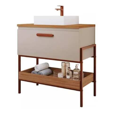 ARM PANAMA PORT 80 CM DESMONTADO CAPUCCINO/FREIJO Arm Panama Port 80 Cm Desmontado Capuccino/freijo