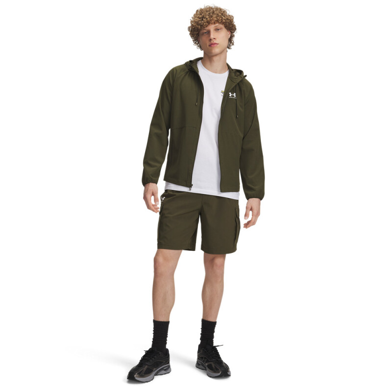 UA Vibe Woven Cargo Short-GRN GRN-308