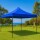 Gazebo 3x3 Impermeable con Estructura de Hierro y Techo PP/UV Azul