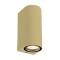 ARTEFACTO PARMA DECORATIVO PARA ADOSAR EN PARED BIDIRECCIONAL GRANDE Luminaria de Pared Parma Bidireccional Sand Brass